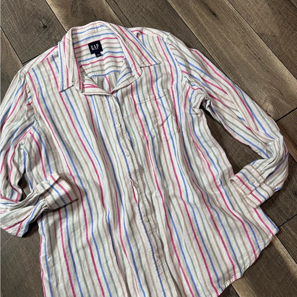 Gap Striped Button Down - image 2